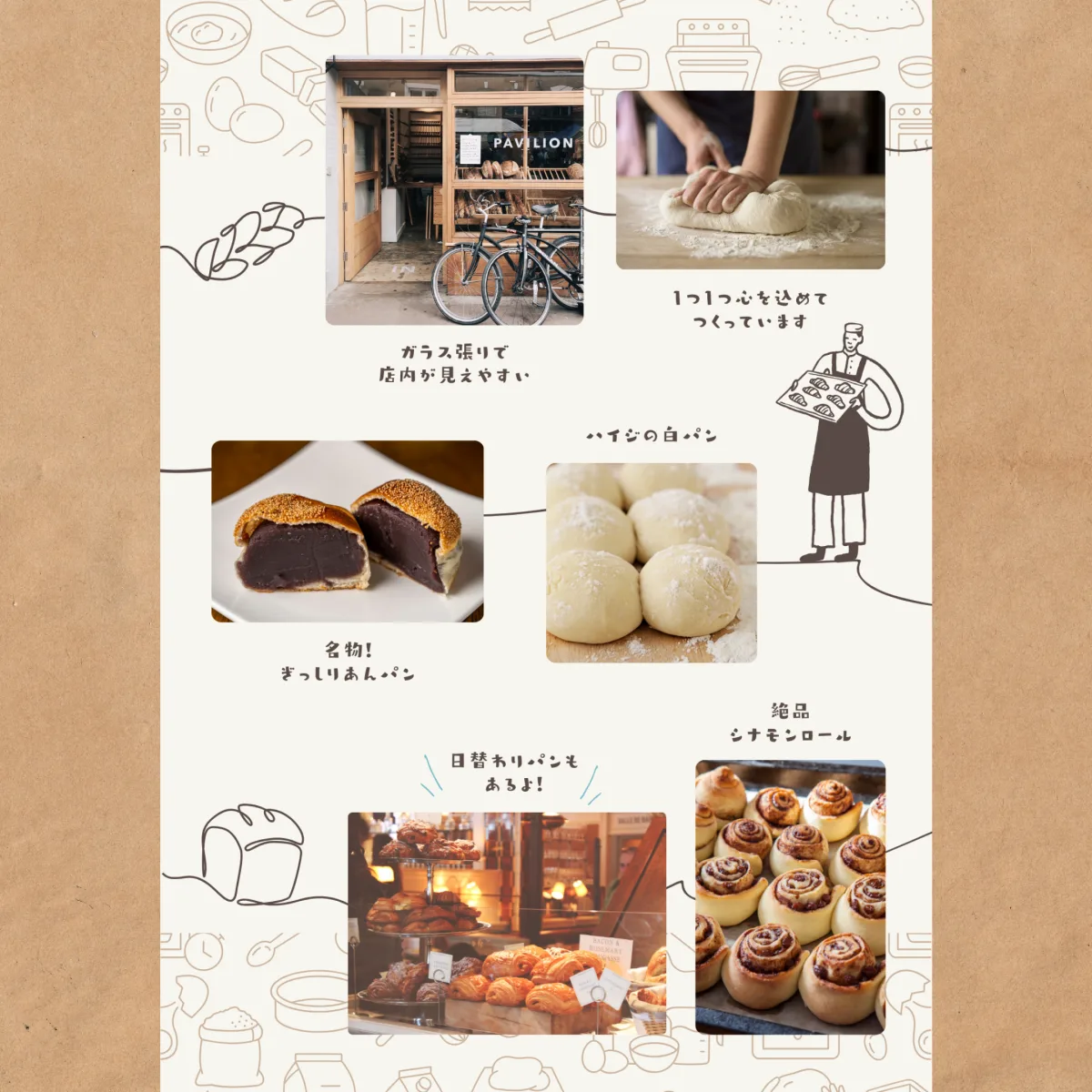 Boulangerie copan チラシ