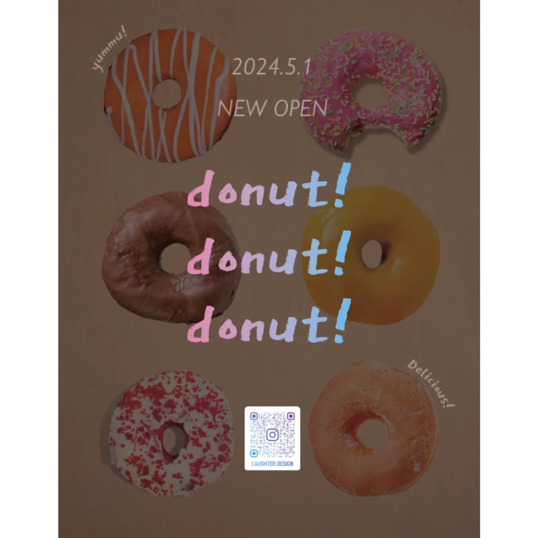 Dount Shop Mrs.dount フライヤー