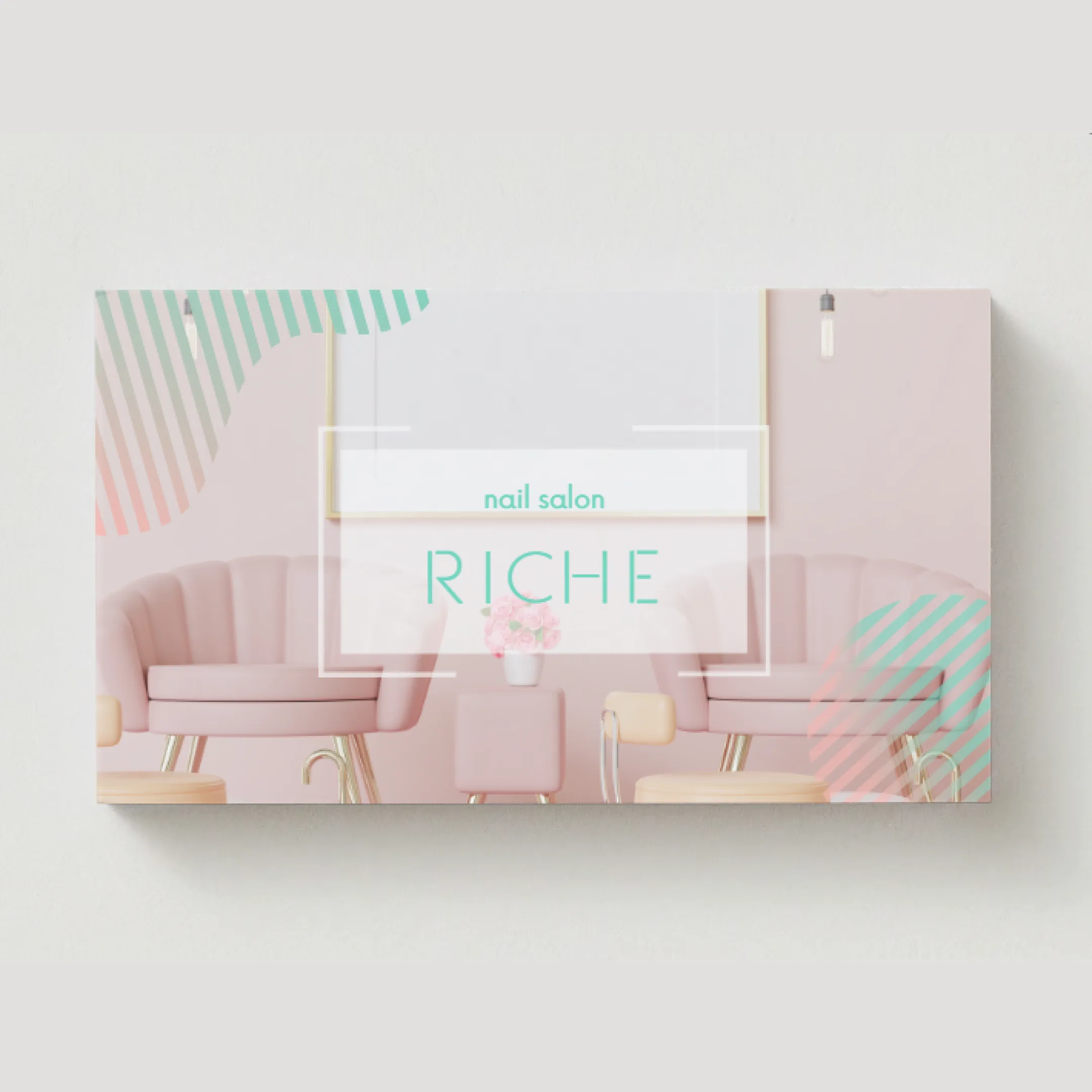 nail salon RICHE ショップカード